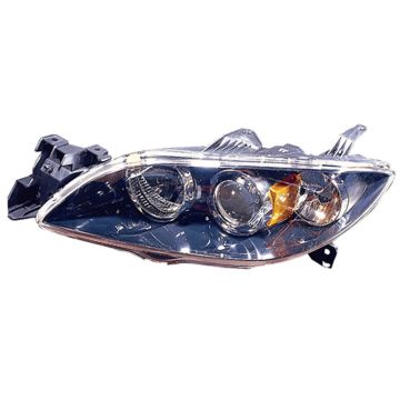 Headlight Lens Housing Left Halogen for Mazda 3 Sedan 2004-2009