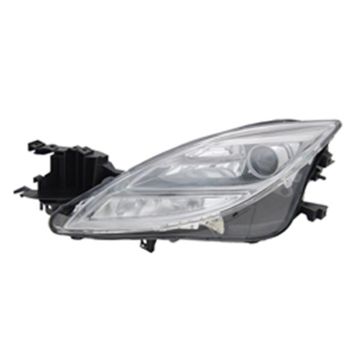 Headlight Lens Housing Left Halogen CAPA for Mazda 6 2009-2010