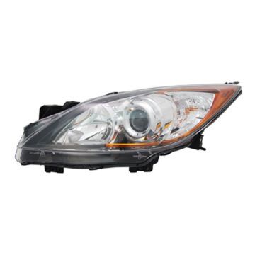 Headlight Lens Housing Left Halogen for Mazda 3 2010-2013
