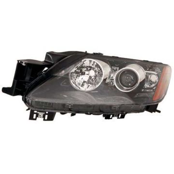 Headlight Lens Housing Left Halogen CAPA for Mazda CX-7 2010-2011