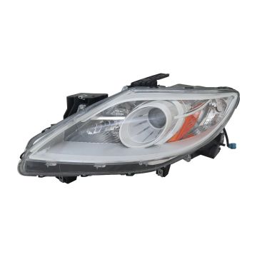 Headlight Lens Housing Left Halogen CAPA for Mazda CX-9 2010-2012