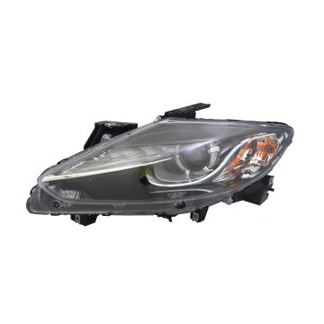 Headlight Lens Housing Left HID CAPA for Mazda CX-9 2013-2015