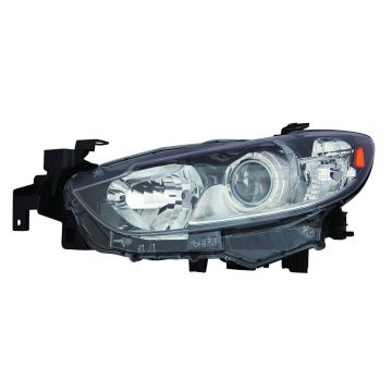 Headlight Lens Housing Left Halogen CAPA for Mazda 6 Sedan 2014-2020