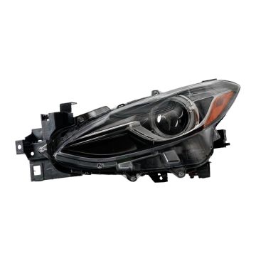 Headlight Lens Housing Left HID w/Auto Level Control for Mazda 3 2014-2016