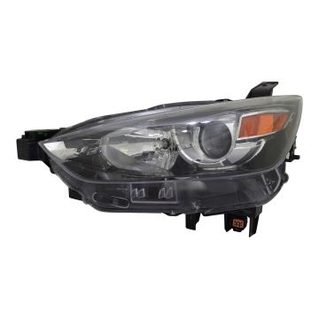 Headlight Lens Housing Left Halogen CAPA for Mazda CX-3 2016-2022