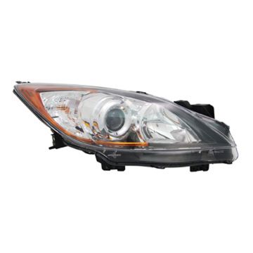 Headlight Lens Housing Right Halogen for Mazda 3 2010-2013
