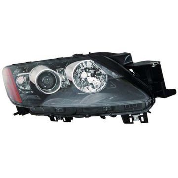Headlight Lens Housing Right Halogen CAPA for Mazda CX-7 2010-2011