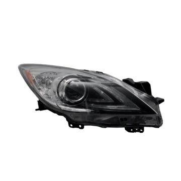 Headlight Lens Housing Right HID w/Auto Level Control w/DRL for Mazda 3 2010-2011