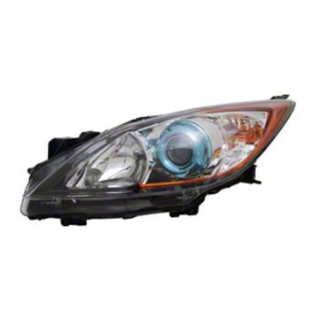 Headlight Lens Housing Right Halogen for Mazda 3 2012-2013