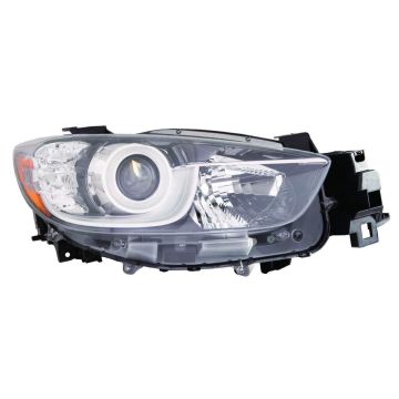Headlight Lens Housing Right Halogen CAPA for Mazda CX-5 2013-2016