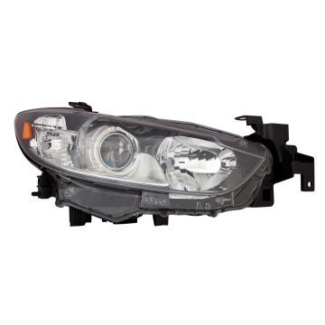Headlight Lens Housing Right Halogen CAPA for Mazda 6 Sedan 2014-2020