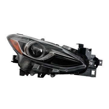 Headlight Lens Housing Right HID w/Auto Level Control for Mazda 3 2014-2018
