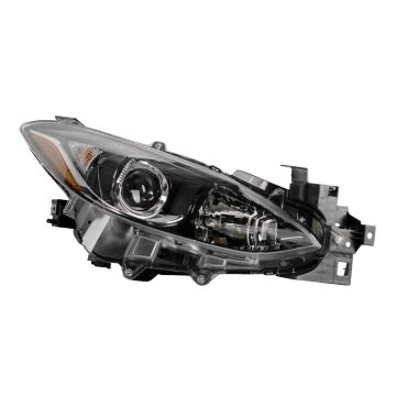 Headlight Lens Housing Right Halogen for Mazda 3 2014-2016