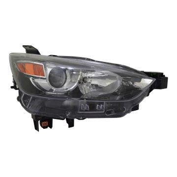 Headlight Lens Housing Right Halogen CAPA for Mazda CX-3 2016-2022