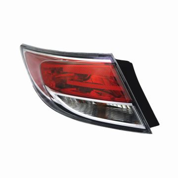 Tail Light Assembly Left Outer Bulb Type CAPA for Mazda 6 2009-2013