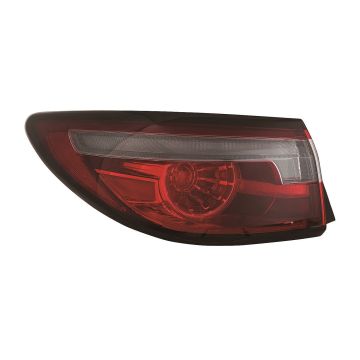 Tail Light Assembly Left Outer w/Signature Lighting CAPA for Mazda 6 2018-2021