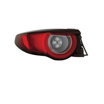 Tail Light Assembly Left Outer w/Signature Lighting CAPA for Mazda 3 Hatchback 2019-2021