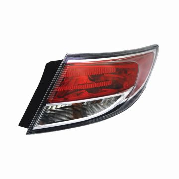 Tail Light Assembly Right Outer Bulb Type CAPA for Mazda 6 2009-2013