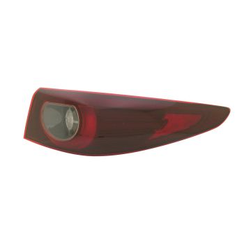 Tail Light Assembly Right Outer w/o Signature Lighting CAPA for Mazda 3 Sedan 2022-2024