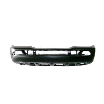 Bumper Cover Front w/Rectangular Fog Lamps w/o Parktronic w/o Headlamp Washers Primed CAPA for Mercedes-Benz ML320 ML350 ML430 ML500