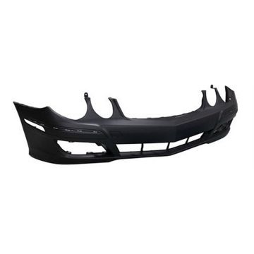 Bumper Cover Front w/o Headlamp Washer w/o Parktronic w/o AMG Styling Pkg w/o Sport Pkg Primed CAPA for Mercedes-Benz E320 E350 E550