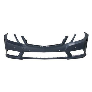 Bumper Cover Front W212 w/AMG Styling Pkg w/o Headlamp Washer w/Parktronic for Mercedes-Benz E350 E550