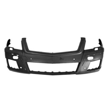 Bumper Cover Front X204 w/Optical Off Road Pkg w/Parktronic w/Headlamp Washers Primed CAPA for Mercedes-Benz GLK350 2010-2012