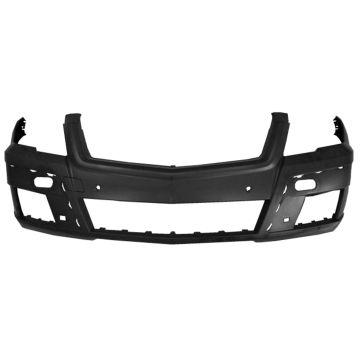 Bumper Cover Front X204 w/Optical Off Road Pkg w/Parktronic w/o Headlamp Washers Primed for Mercedes-Benz GLK350 2010-2012