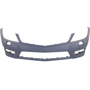 Bumper Cover Front W204/C204 w/AMG Styling Pkg w/Headlamp Washer w/Parktronic Primed CAPA for Mercedes-Benz C250 C300 C350