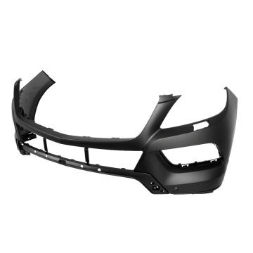 Bumper Cover Front W166 w/o AMG Styling Pkg w/Parktronic w/Headlamp Washer Primed for Mercedes-Benz ML350 ML550