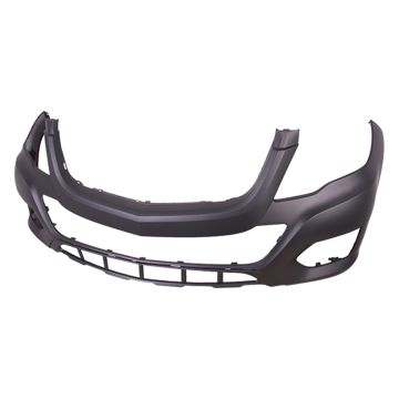 Bumper Cover Front X204 w/o AMG Styling Pkg w/o Parktronic w/o Headlamp Washers Primed CAPA for Mercedes-Benz GLK250 GLK350