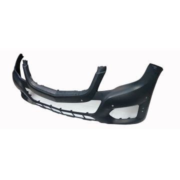 Bumper Cover Front X204 w/o AMG Styling Pkg w/Parktronic w/o Headlamp Washers Primed for Mercedes-Benz GLK250 GLK350