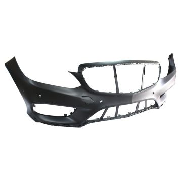 Bumper Cover Front W212/S212/W212 w/AMG Styling Pkg w/Parktronic Primed for Mercedes-Benz E300 E350 E400 E550