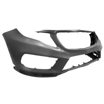 Bumper Cover Front w/AMG Styling Pkg X156 w/o Parktronic Primed for Mercedes-Benz GLA250 GLA45 AMG
