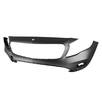 Bumper Cover Front X156 w/o AMG Styling Pkg w/o Parktronic Primed CAPA for Mercedes-Benz GLA250 2018-2020