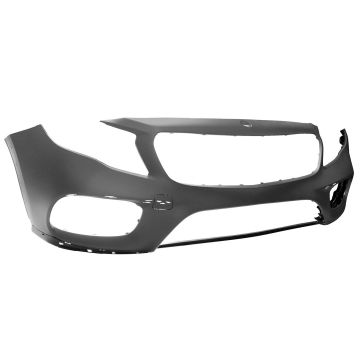 Bumper Cover Front X156 w/o Parktronic w/o Night Pkg Primed for Mercedes-Benz GLA45 AMG 2018-2019