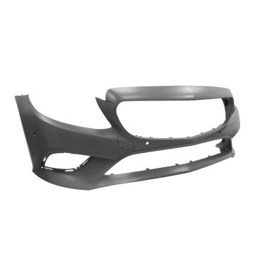 Bumper Cover Front A205/C205/W205/S205 w/o AMG Styling Pkg w/o S/V w/Active Park Assist Primed for Mercedes-Benz C300 Convertible Coupe Wagon Sedan 2019-2023