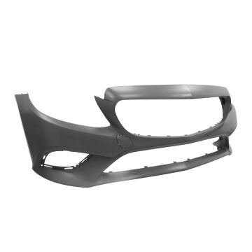 Bumper Cover Front A205/C205/W205/S205 w/o AMG Styling Pkg w/S/V w/o Active Park Assist Primed for Mercedes-Benz C300 Convertible Coupe Wagon Sedan 2019-2023