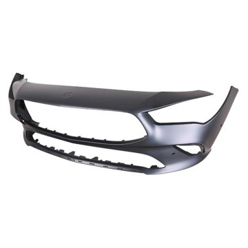 Bumper Cover Front C118 w/o AMG Styling Pkg w/Night Pkg w/Active Park Assist Primed CAPA for Mercedes-Benz CLA250 2020-2023
