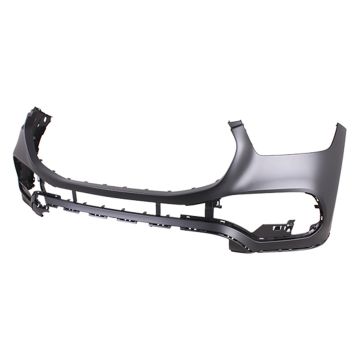 Bumper Cover Front W167 SUV w/o AMG Styling Pkg w/o Active Park Assist Primed CAPA for Mercedes-Benz GLE350 GLE450
