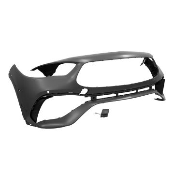 Bumper Cover Front H247 w/AMG Aerodynamics Pkg w/Active Park Assist Primed for Mercedes-Benz GLA35 AMG GLA45 AMG