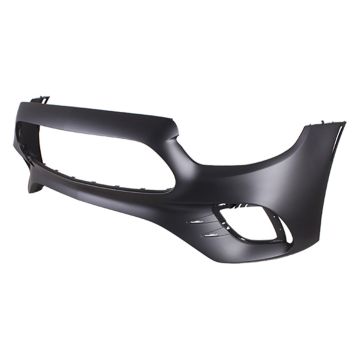 Bumper Cover Front W213 w/AMG Styling Pkg w/o F/View Camera w/o Active Park Primed CAPA for Mercedes-Benz E350 E450