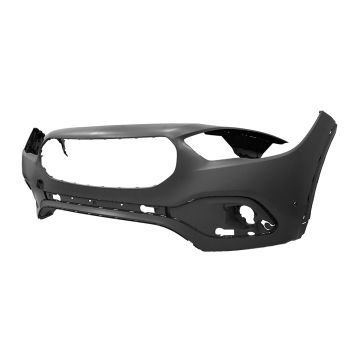 Bumper Cover Front H247 w/o AMG Styling Pkg w/Active Park Assist Primed CAPA for Mercedes-Benz GLA250 2021-2023