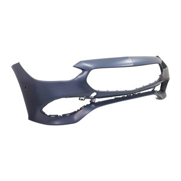 Bumper Cover Front W206 w/o AMG Styling Pkg w/Parking Sensors Primed for Mercedes-Benz C300 Sedan 2022-2024