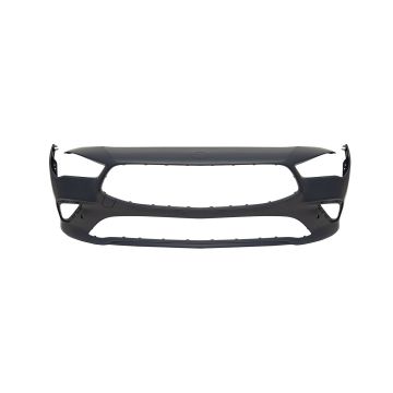 Bumper Cover Front C118 w/o AMG Styling Pkg w/o Night Pkg w/Active Park Assist Primed for Mercedes-Benz CLA250 2020-2023