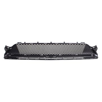 Bumper Cover Grille Front A205/C205/W205/S205 w/o AMG Styling Pkg Center Grille for Mercedes-Benz C300 Convertible Coupe Wagon Sedan 2019-2023