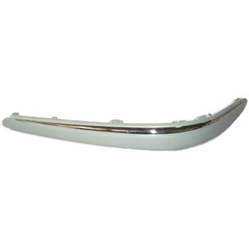 Bumper Impact Strip Front Left w/Sport Package w/o Parktronic Silver & Primed ABS for Mercedes-Benz E320 E500 E55 AMG