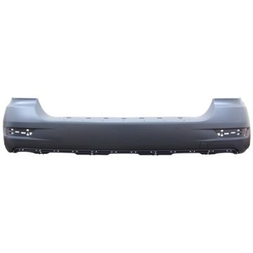 Bumper Cover Rear W164 w/o AMG Styling Pkg w/Sport Pkg w/o Parktronic Primed for Mercedes-Benz ML320 ML350 ML500 ML550