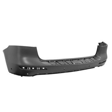 Bumper Cover Rear W166 w/o AMG Styling Pkg w/Active Park Assist Primed CAPA for Mercedes-Benz GLE300d GLE350