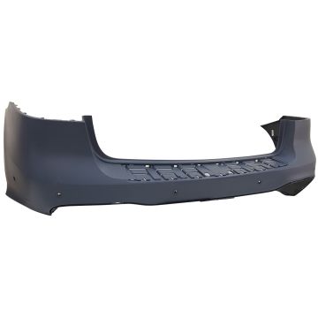 Bumper Cover Rear W166 w/AMG Styling Pkg w/Active Park Assist Primed for Mercedes-Benz GLE300d GLE350 GLE400 GLE550 GLE63 AMG GLE63 AMG S